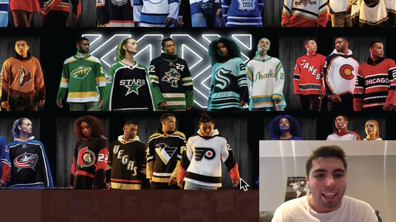 REACTING TO NEW NHL REVERSE RETRO JERSEYS - 2022-2023 HOCKEY SEASON ALTERNATE JERSEY