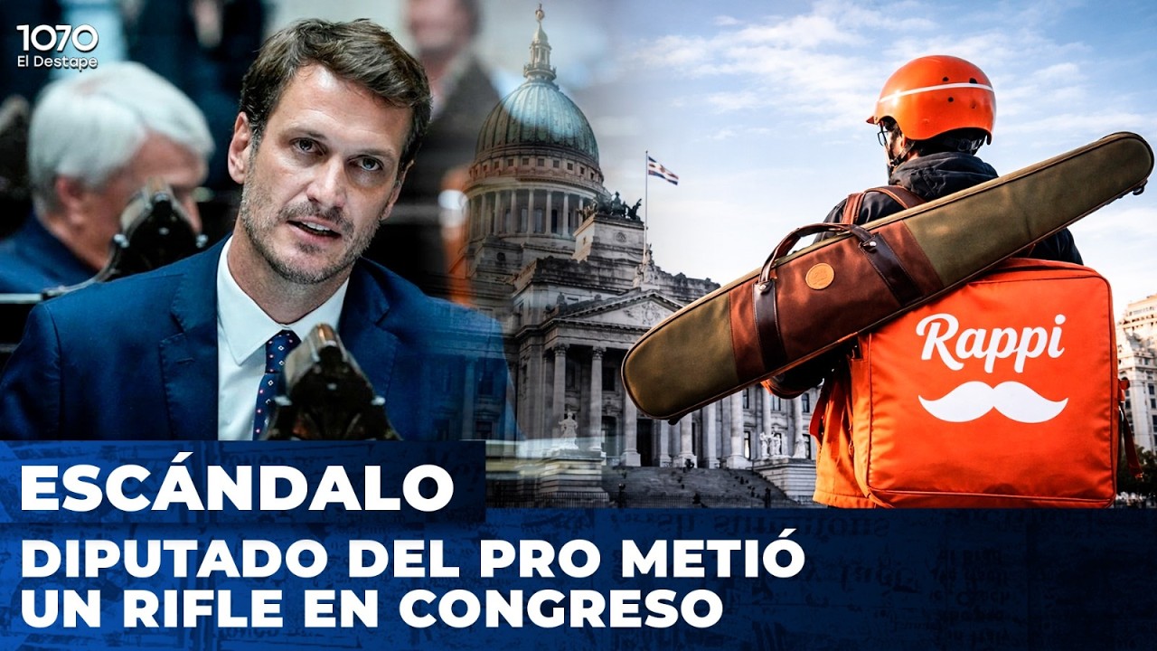 🚨 ¡ESCÁNDALO! DIPUTADO DEL PRO METIÓ UN RIFLE EN EL CONGRESO