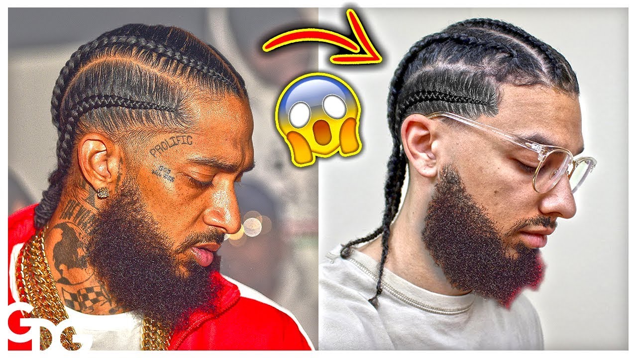 The Most Satisfying Hair Transformation | Nipsey Hussle Inspired Braids