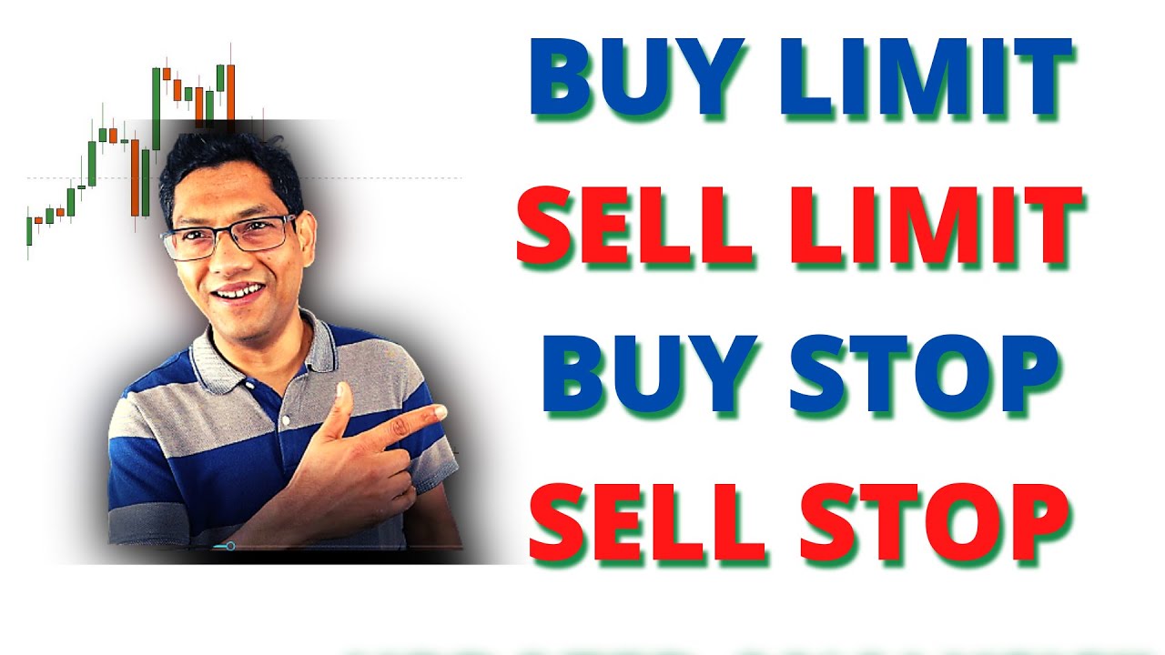 Buy Limit,Sell Limit,Buy Stop,Sell Stop : How To Place Pending Orders