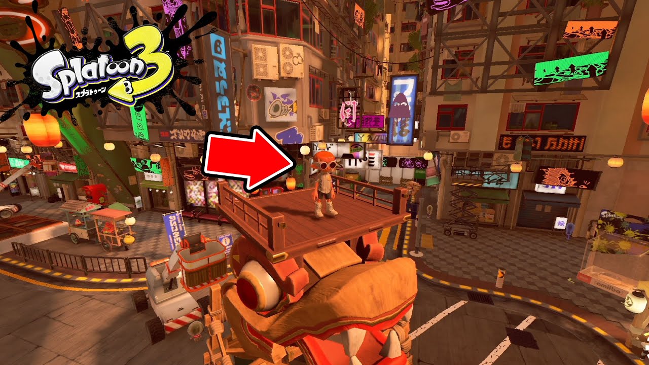 広場のフェスヤグラに乗れる裏技がガチだったｗｗｗ【スプラトゥーン3】