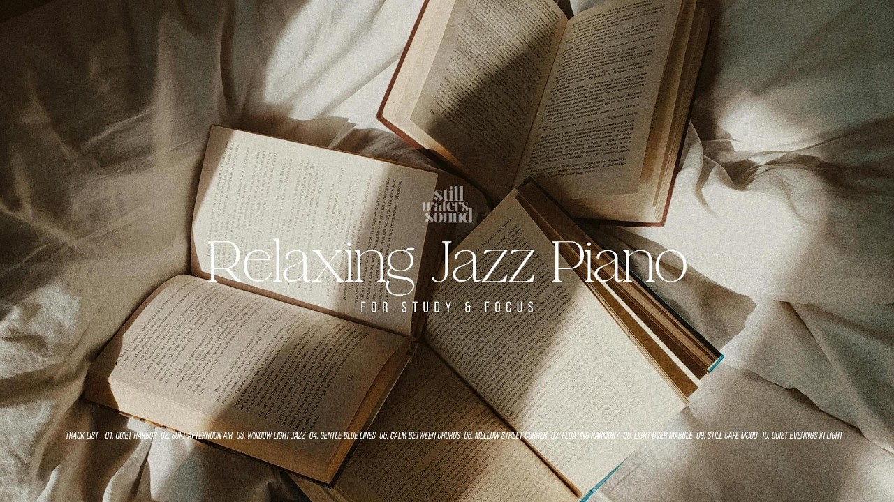 Study Jazz Piano Music for Deep Focus | Relaxing Cafe Background for Work & Reading