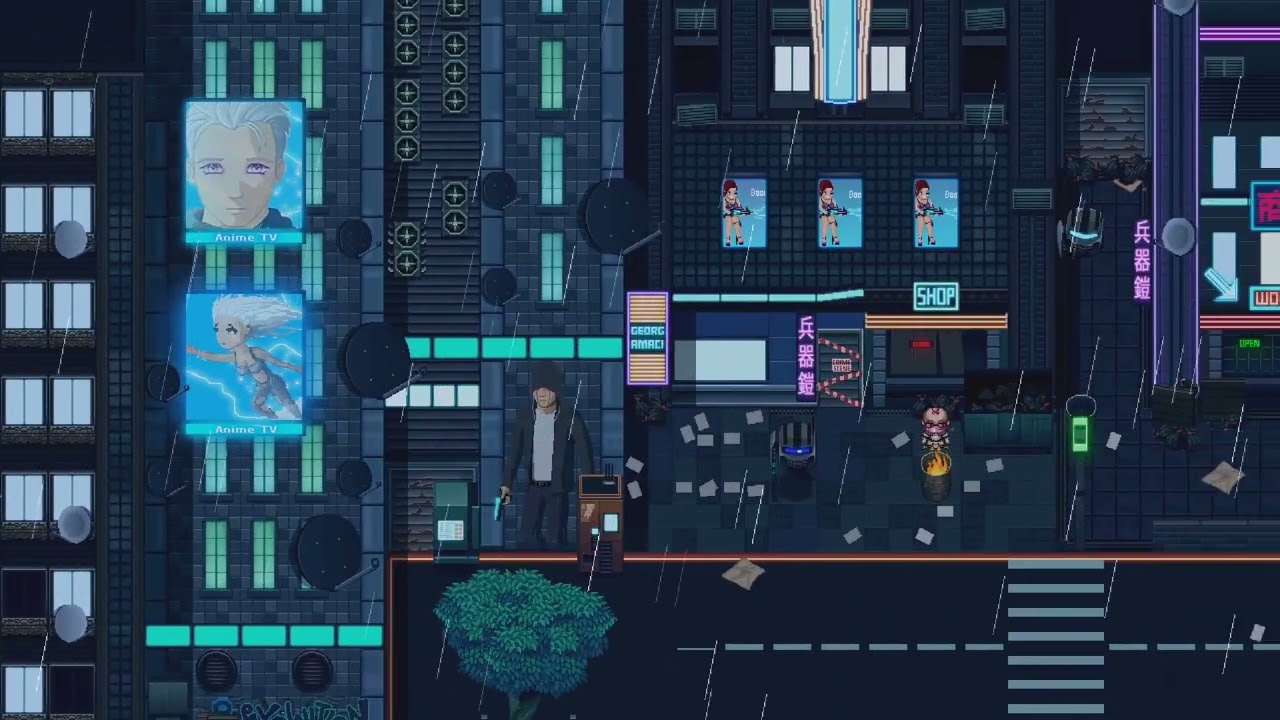 Winlu Cyberpunk Tileset - Exterior
