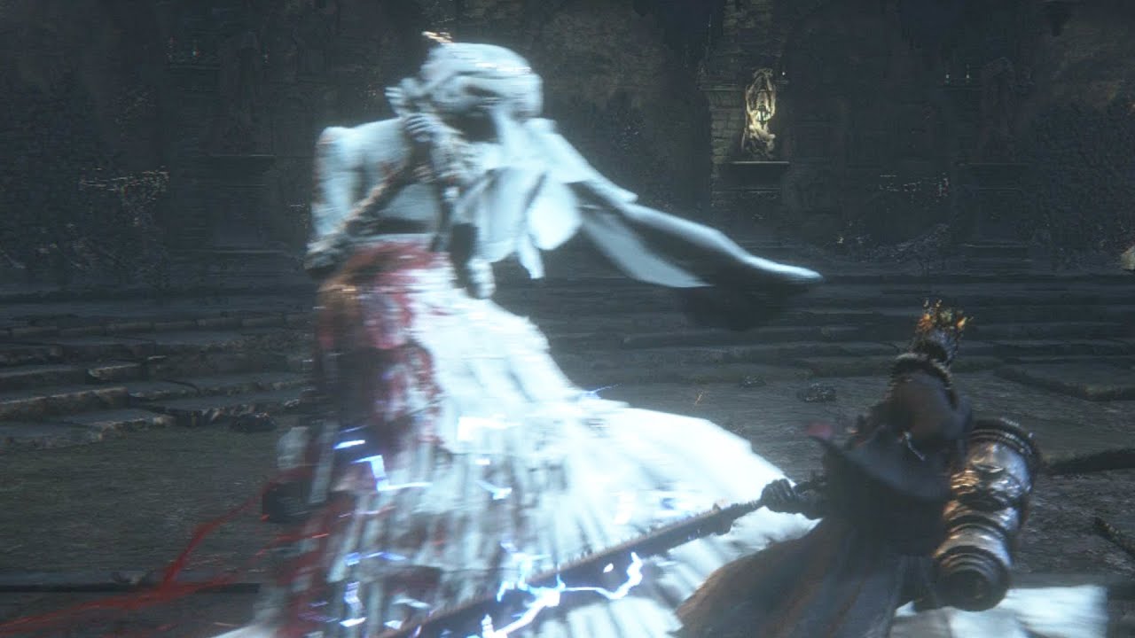 Bloodborne: Yharnam Pthumerian Queen Secret Boss Fight (1080p)