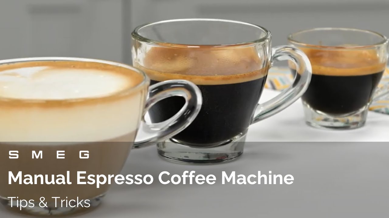 How to Make Milky Coffees on Your Manual Espresso Machine | Smeg EGF03