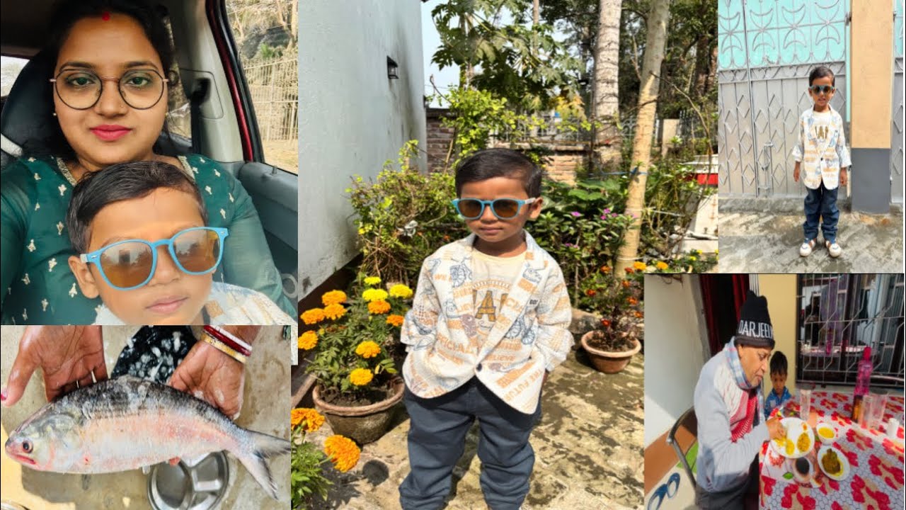 পাপাসোনা দাদানের বাড়িতে গিয়ে ভীষন খুশী //  হঠাৎ করে দাদান আসলো বাড়িতে #dailyvlog 