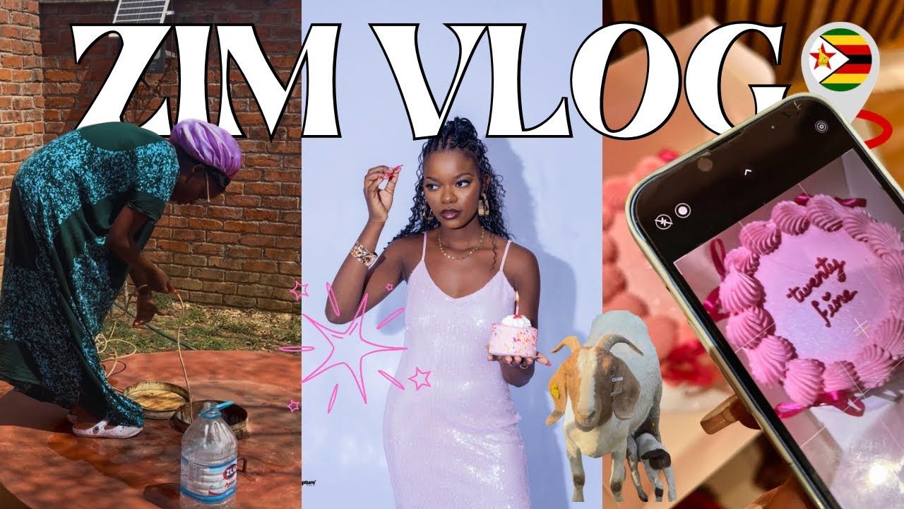 ZIM VLOG🇿🇼|Celebrating my 25th birthday, our in drive(taxi) broke down, visiting my childhood home