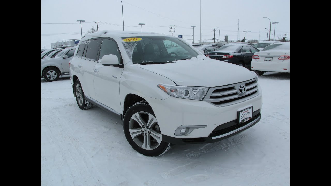Запуск Toyota Highlander Limited 4WD 2011 года, осмотр и подробный обзор