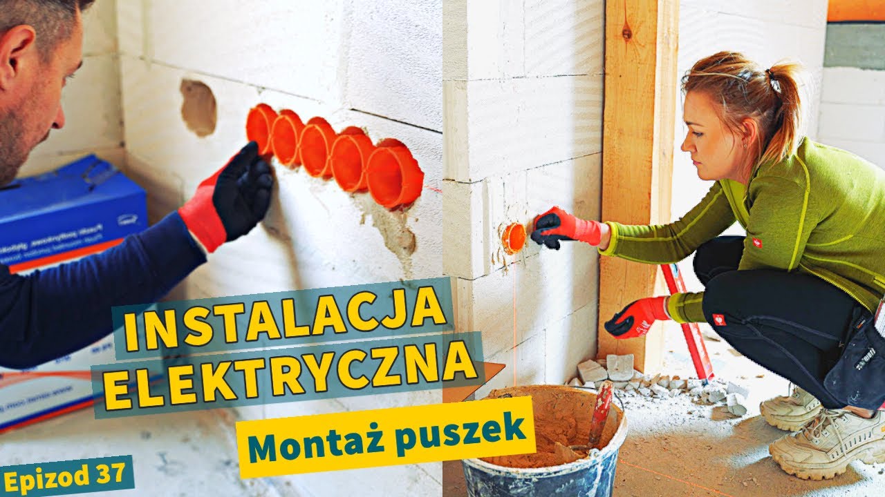 INSTALACJA Elektryczna ⚡️Cz. 1 | Epizod 37 | Montaż puszek