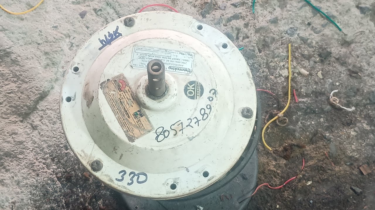 पंखे की मोटर काटना और वाइंडिंग करना सीखें | Ceiling Fan Winding Data | Ram Electronicss #electrical