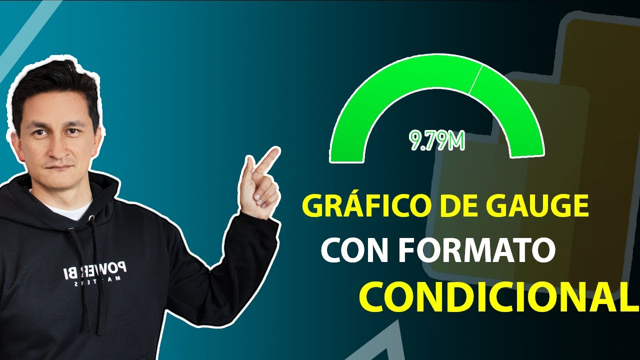 Cómo Aplicar Formato Condicional en Gráfico Gauge en Power BI: Cambia los Colores Según las Metas.