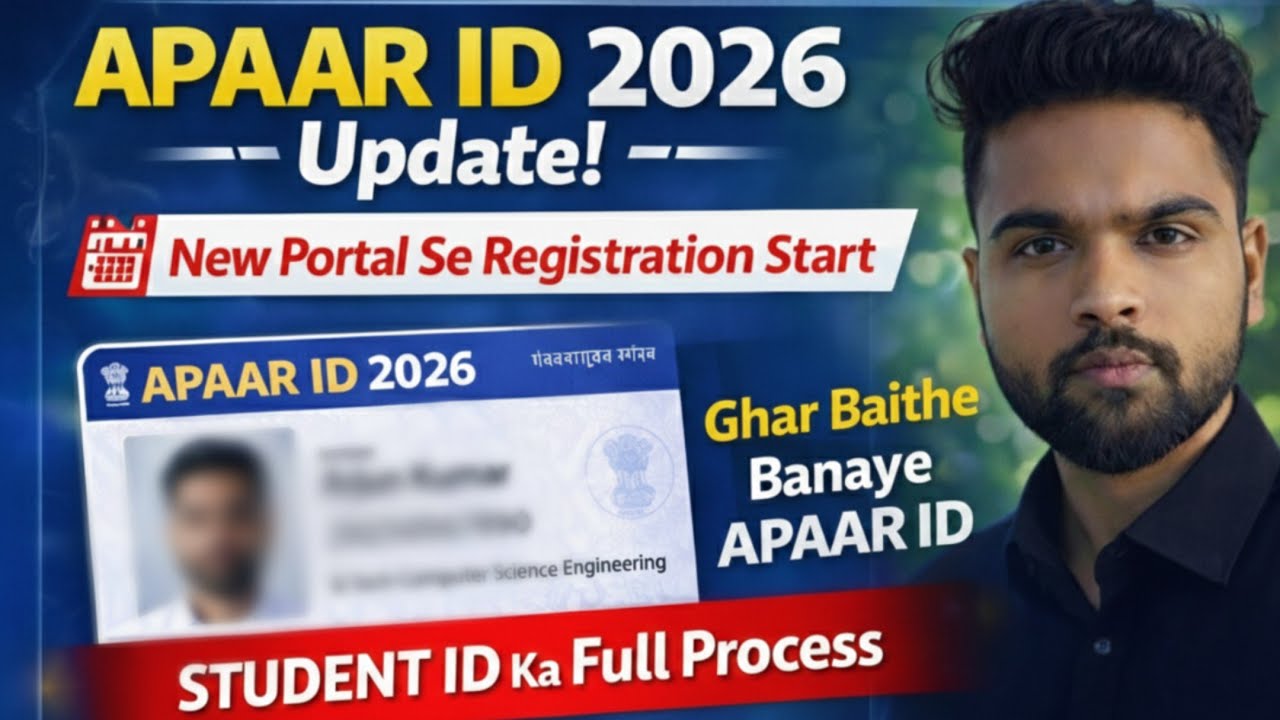 APAAR ID Card Kaise Banaye | APAAR ID 2026 apply online kaise kare | How to Create APAAR ID Card
