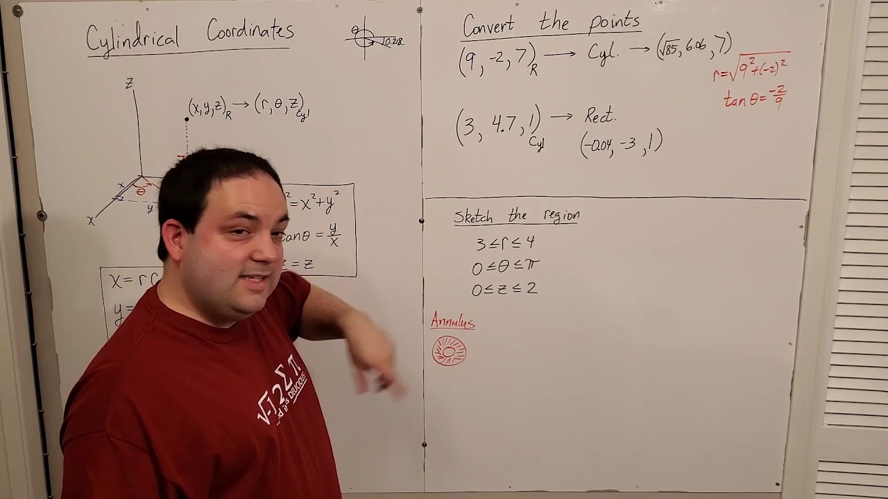 Multivariable Calculus -- Cylindrical and Spherical Coordinates
