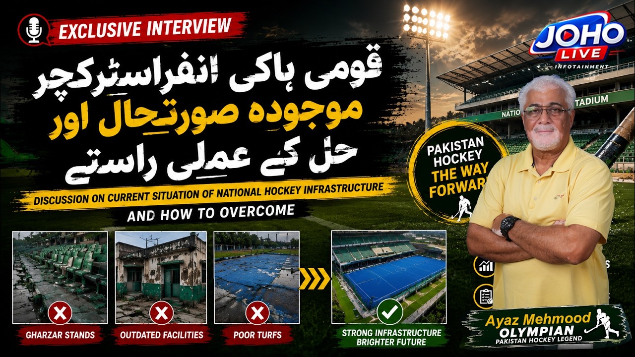 Pakistan Hockey Crisis Explained |Exclusive Interview with Olympian Ayaz Khan | JOHO LIVE