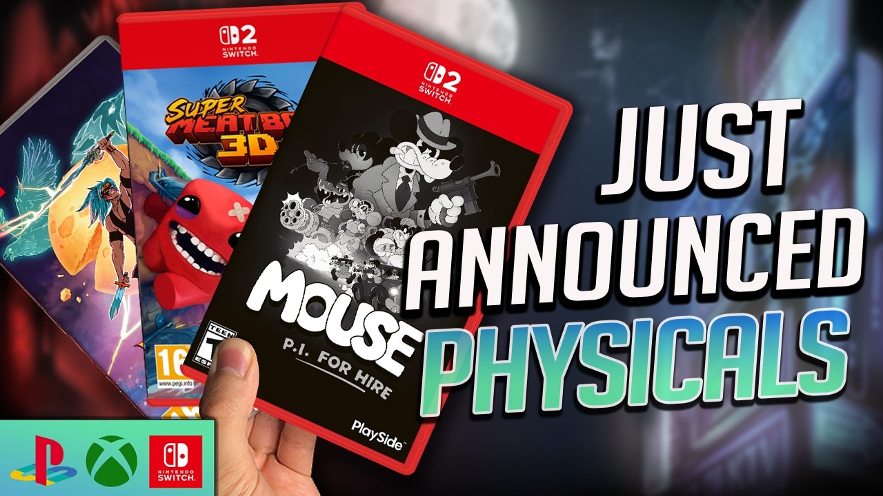 JUST Announced Physical Game Releases!