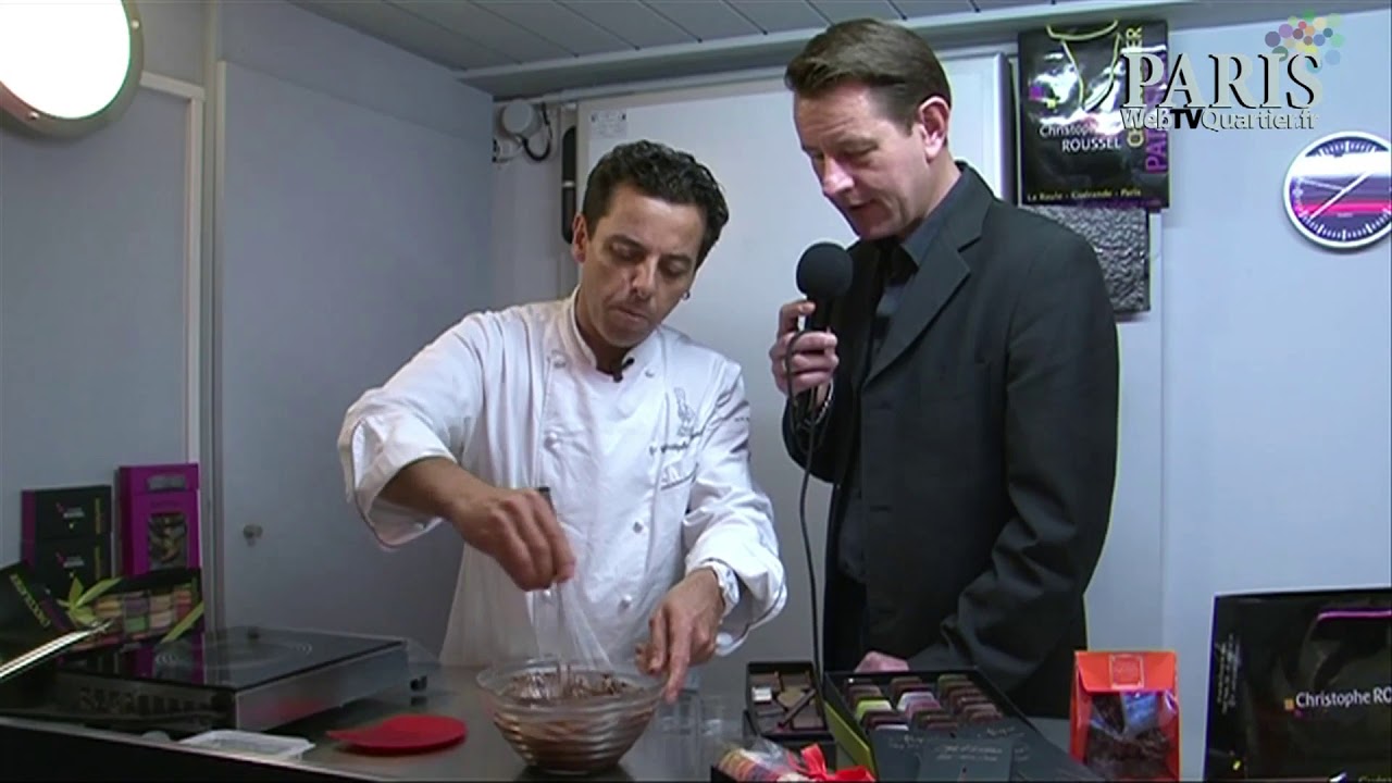 Reportage chez Christophe Roussel, P&acirc;tissier - Chocolatier - sur Gourmandises TV