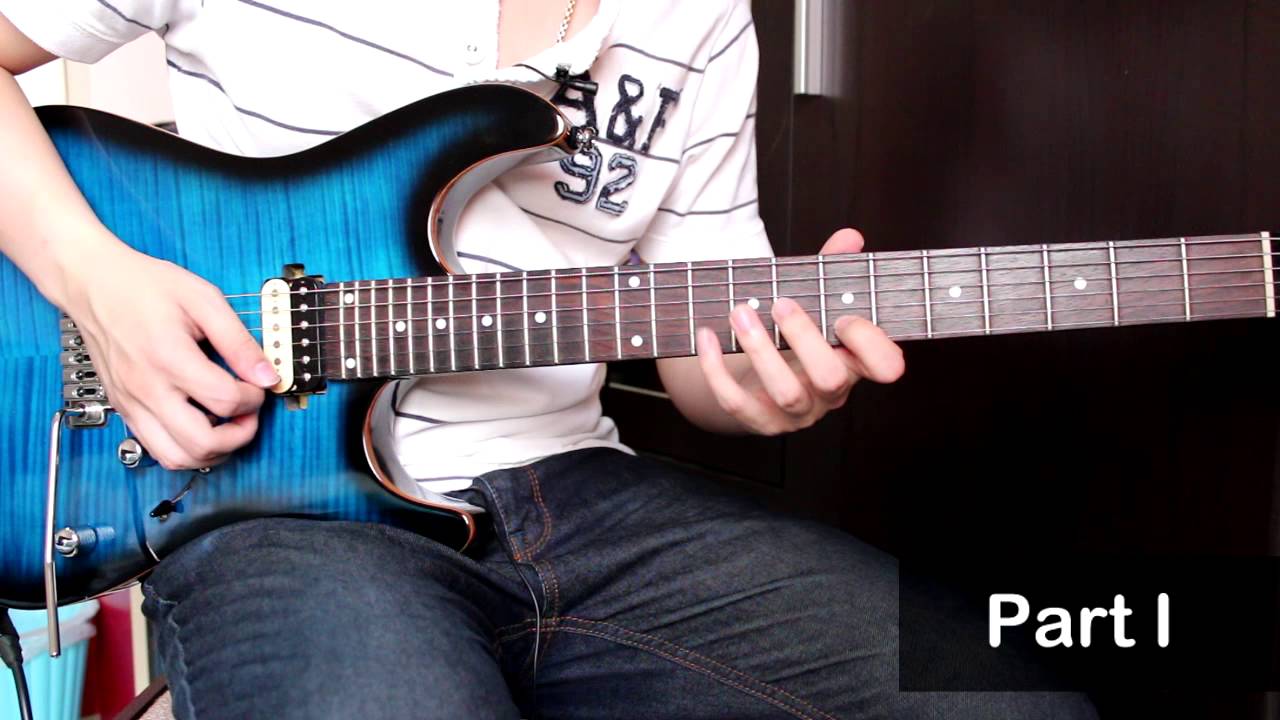 How to play : Hail to the King Solo Lesson Part 1/2 By Nut