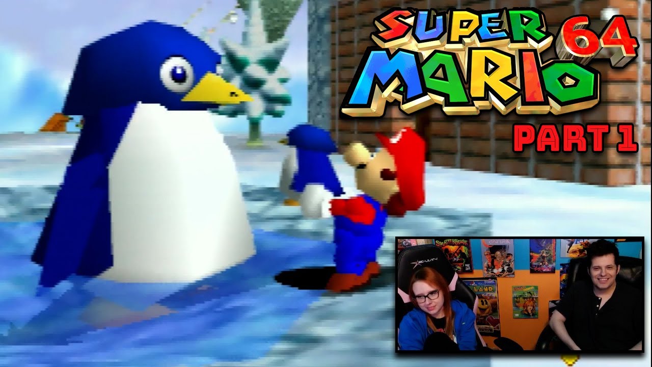 Erin Plays and Mike Matei stream Super Mario 64 on N64
