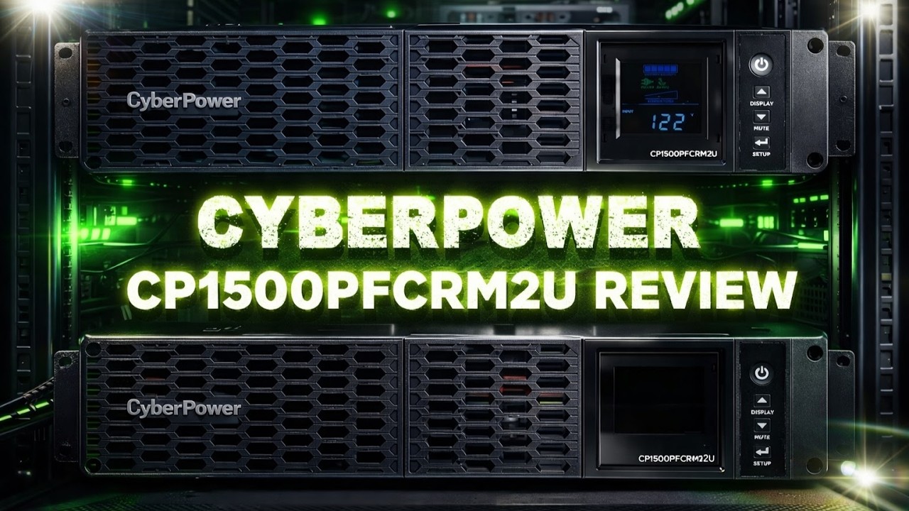 CyberPower | CP1500PFCRM2U | 1500va | 1000w | UPS Rack Power | Review