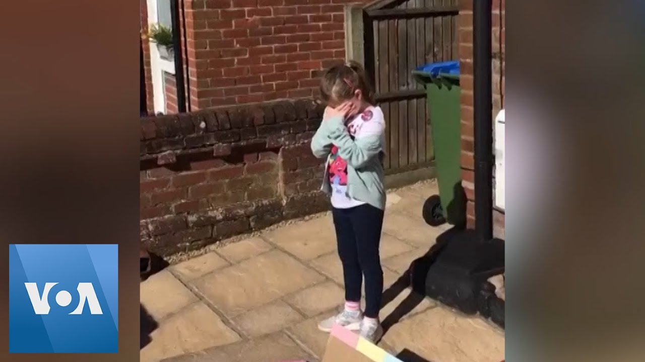 British Neighborhood Sings 'Happy Birthday' To Young Girl During Lockdown