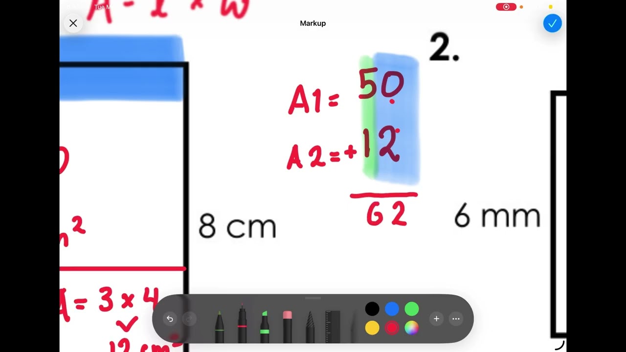 PART 1: I can find the area of irregular shapes 