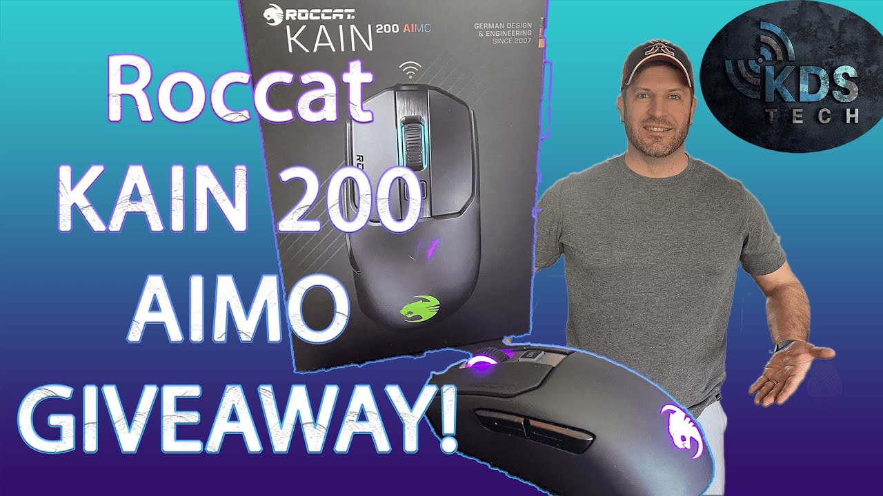 Roccat KAIN 200 AIMO Gaming Mouse Review and GIVEAWAY!