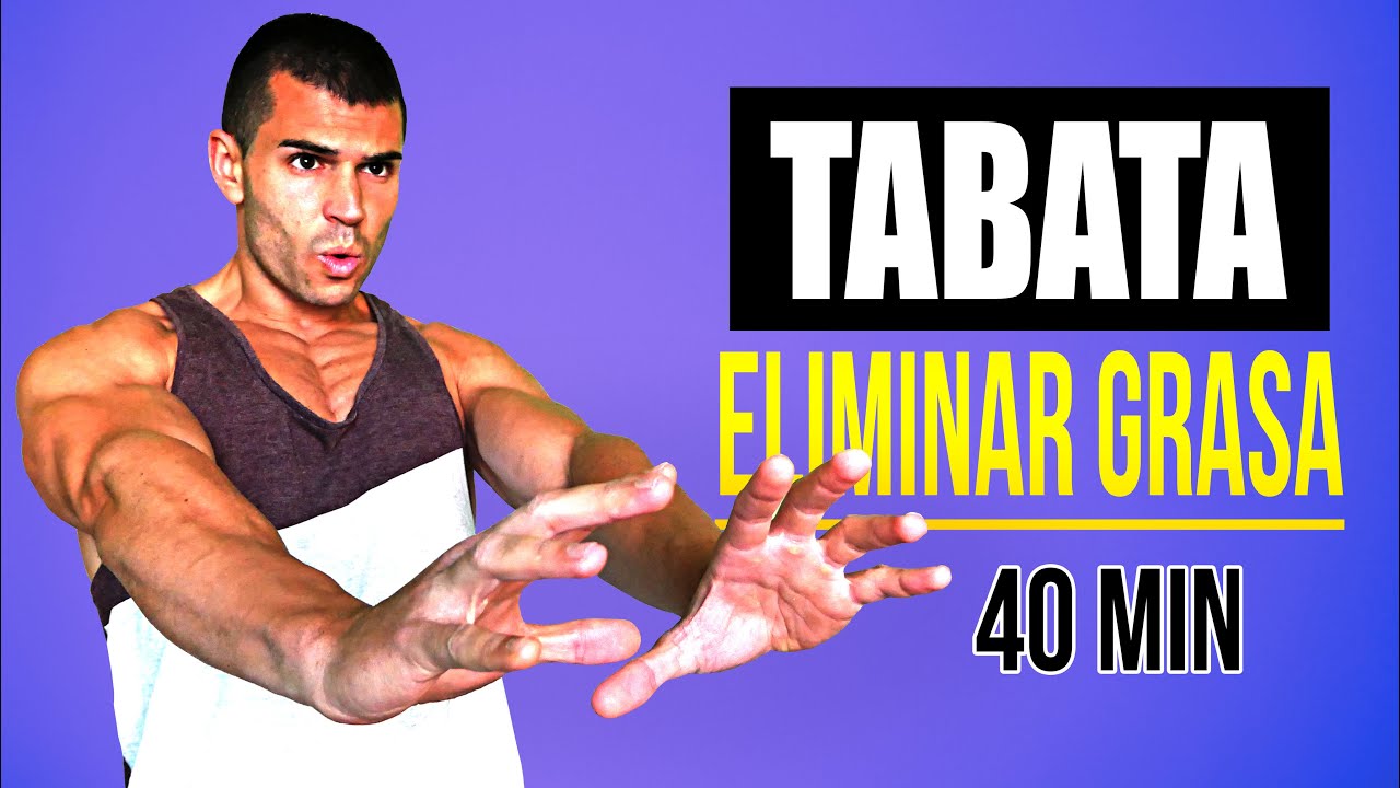 Rutina TABATA 40 MINUTOS para ADELGAZAR RÁPIDO EN CASA 🔥 CARDIO TABATA HIIT 40 MINUTOS QUEMAR GRASA