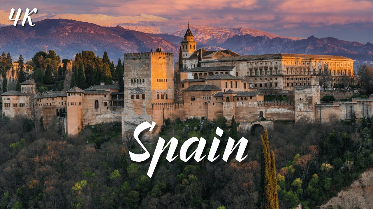Spain 4K Relaxation Film | Scenic Nature & Calming Music