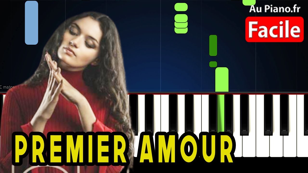 Nour Premier amour - Piano Cover Tutorial Karaoké Paroles Français