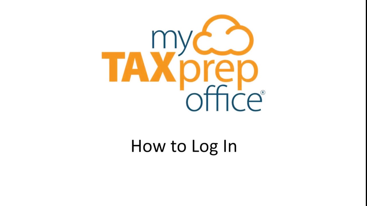 How to log into MyTAXPrepOffice