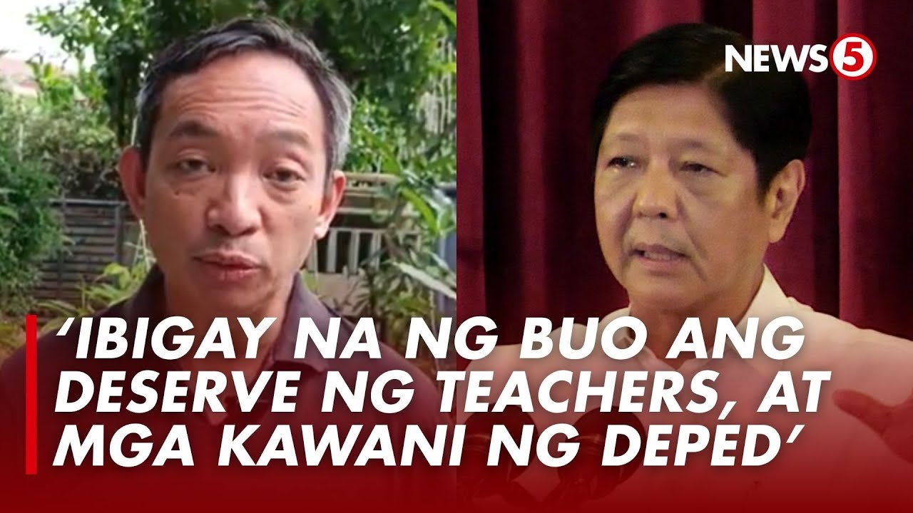 Rep. Tinio, nanawagan kay Pres. Bongbong Marcos at sa DBM ukol sa SRI ng mga guro at kawani ng DepEd