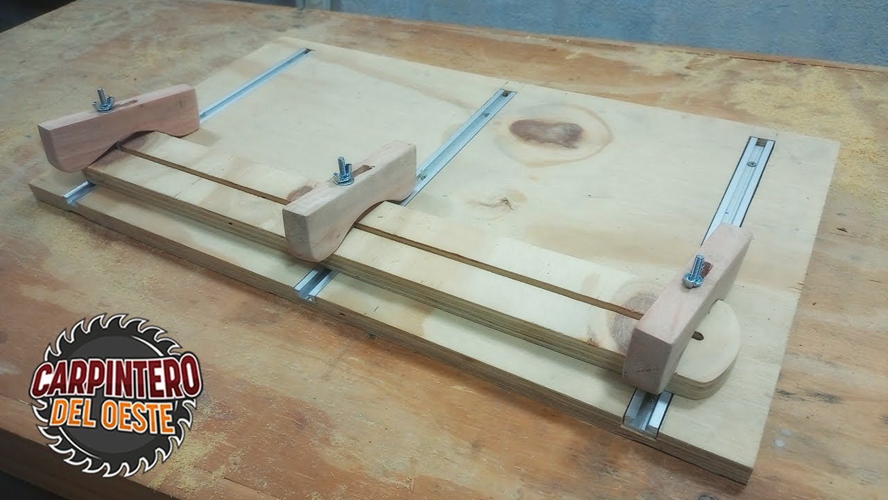 INCREIBLE PLANTILLA 4 EN 1 PARA CANTEAR MADERAS EN TU SIERRA DE MESA / JOINTER JIG TABLE SAW