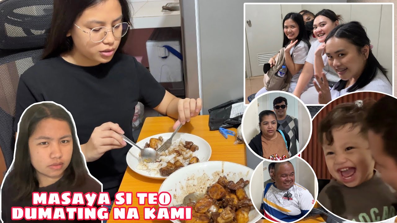 IPINAGLUTO KO SI KIM NG ULAM PORK ADOBO NA MAY SAGING NA SABA | MASAYA SI TEO DUMATING NA KAMI🤗🥰