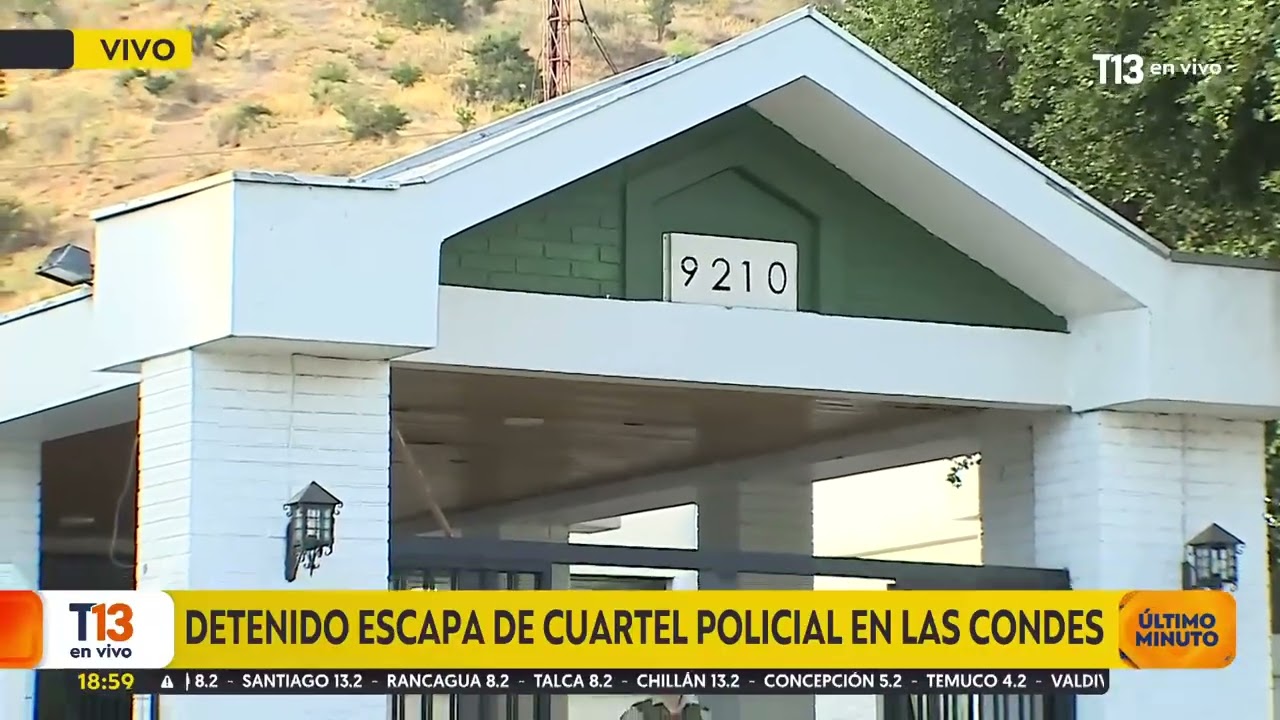Detenido se fuga desde comisaría de Las Condes: salió por parte trasera del recinto