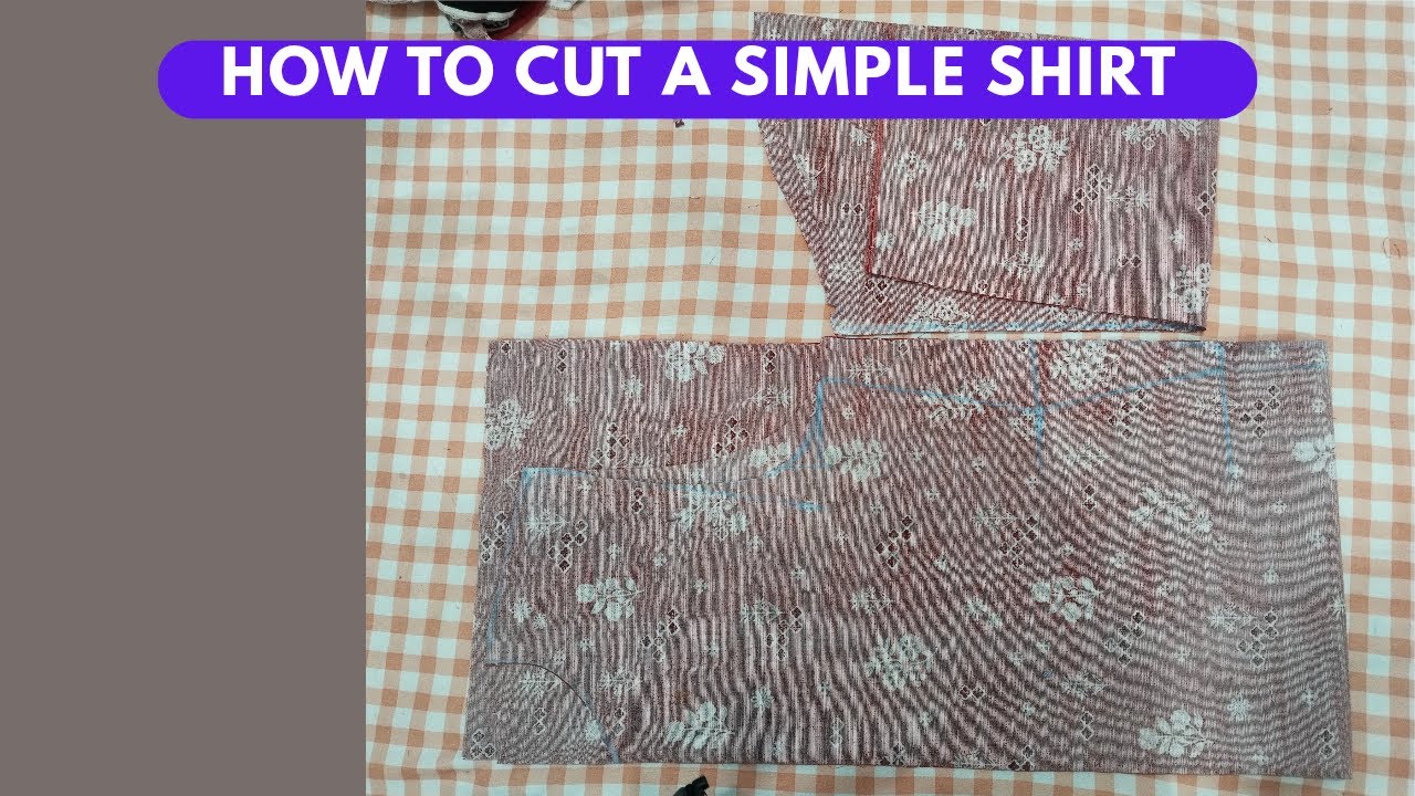HOW TO STITCHING A SIMPLE SHIRT VERY EASY METHOD FOR BEGINNERS ✂️
