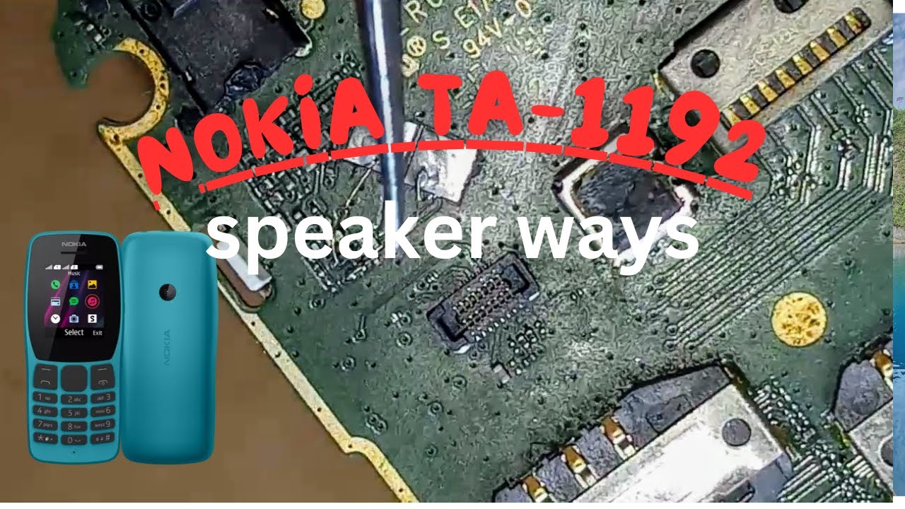 Nokia ta 1192 ta 1302 Speaker ways//Nokia ta-1192 speaker solution///Nokia 110 speaker jumper