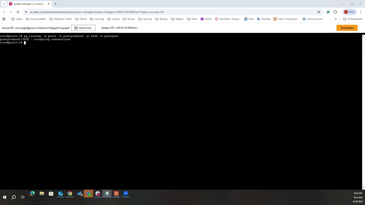 Устранение неполадок с подключением к PostgreSQL