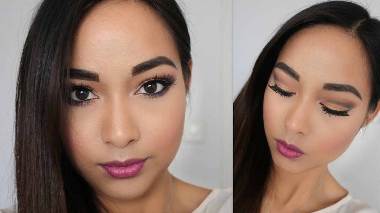 Amber Lights Easy Cut Crease Tutorial