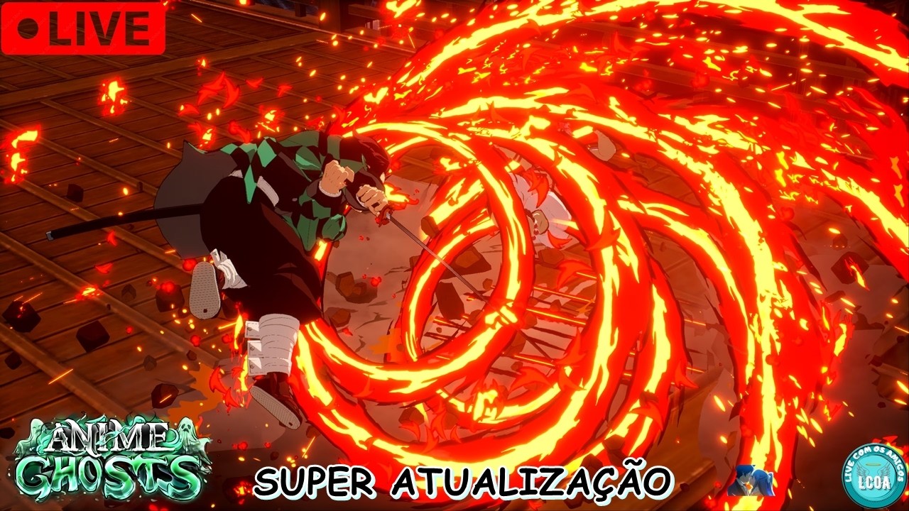 ✅LIVE ON✅ANIME GHOST✅ATUALIZAÇÃO DE DEMONS SLAYER✅