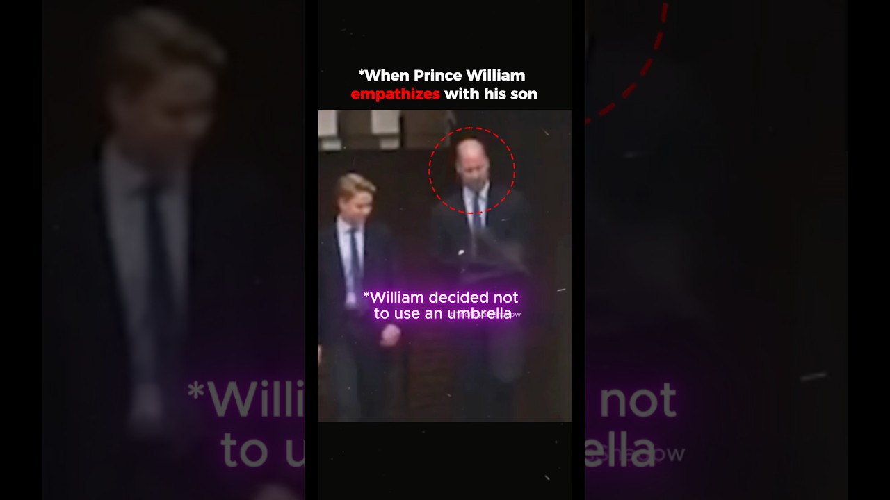 Prince William empathizes with his son #PrinceWilliam #PrinceGeorge #PrincessCatherine #royals