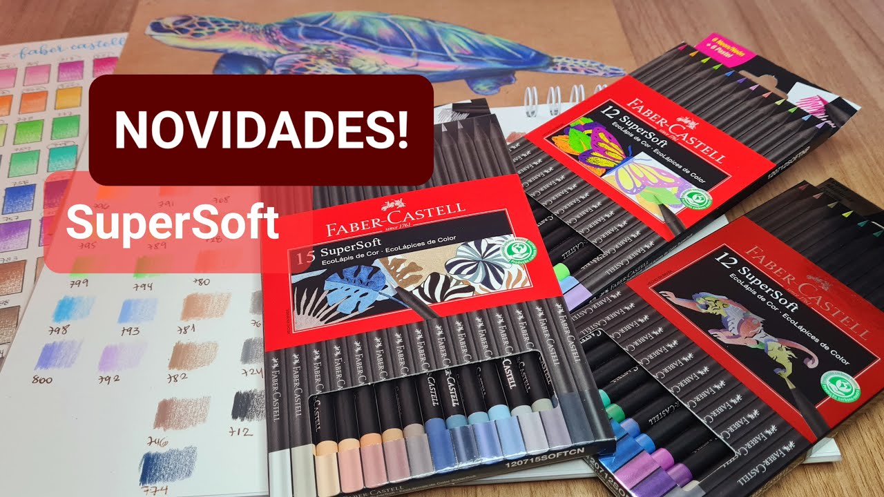 Lápis de Cor Supersoft Faber-Castell