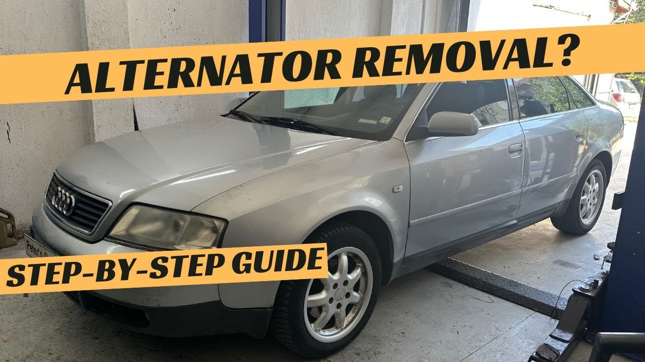 Audi A6 C5 4B 2.4i Alternator removal replacement