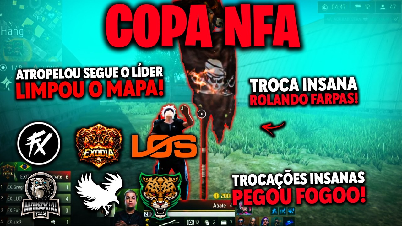 ATROPELOU SEGUE O LÍDER! EXODIA LOS FLUXO RUSH ANTI BRATVA! PEGOU FOGO! ROLANDO FARPAS NA COPA NFA!