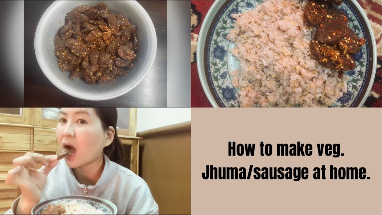 How To Make Veg Jhuma/Sausage At Home ||Complete Recipe ||Food Recipe|| Yangdey’s World