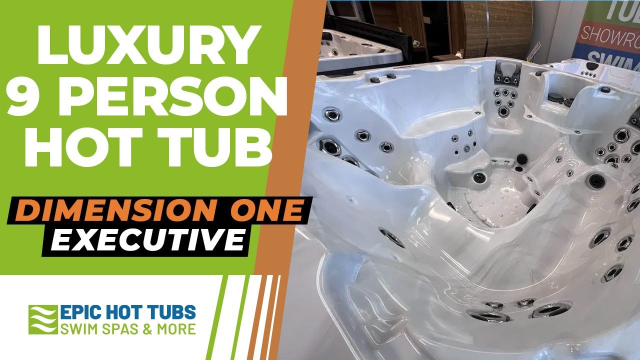 Executive 9 Seater Luxury Hot Tub | Epic Hot Tubs