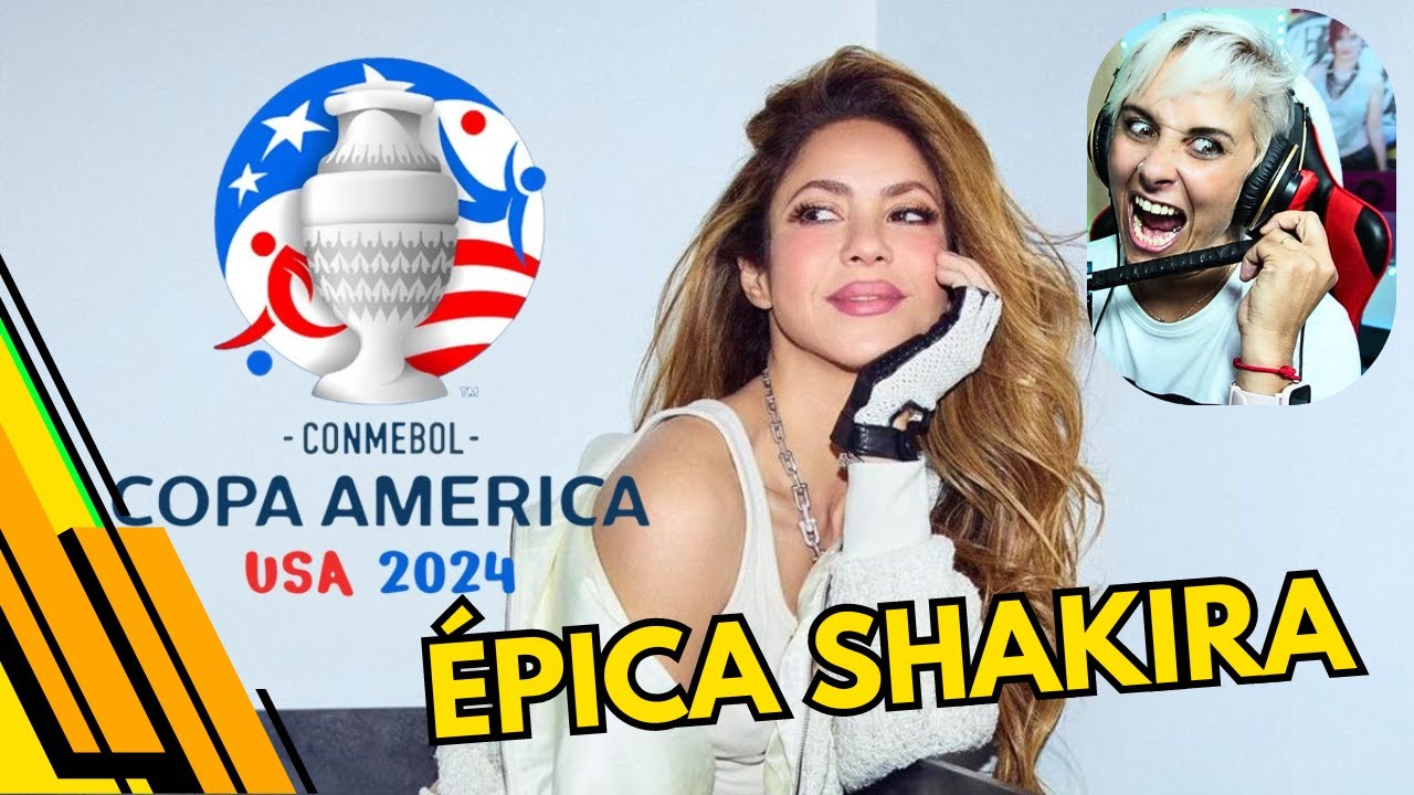 SHAKIRA   CONMEBOL COPA AMÉRICA 2024 FINALS PERFORMANCE | 🔥 EXPLOSIVA  ✅ REACTION  #shakira
