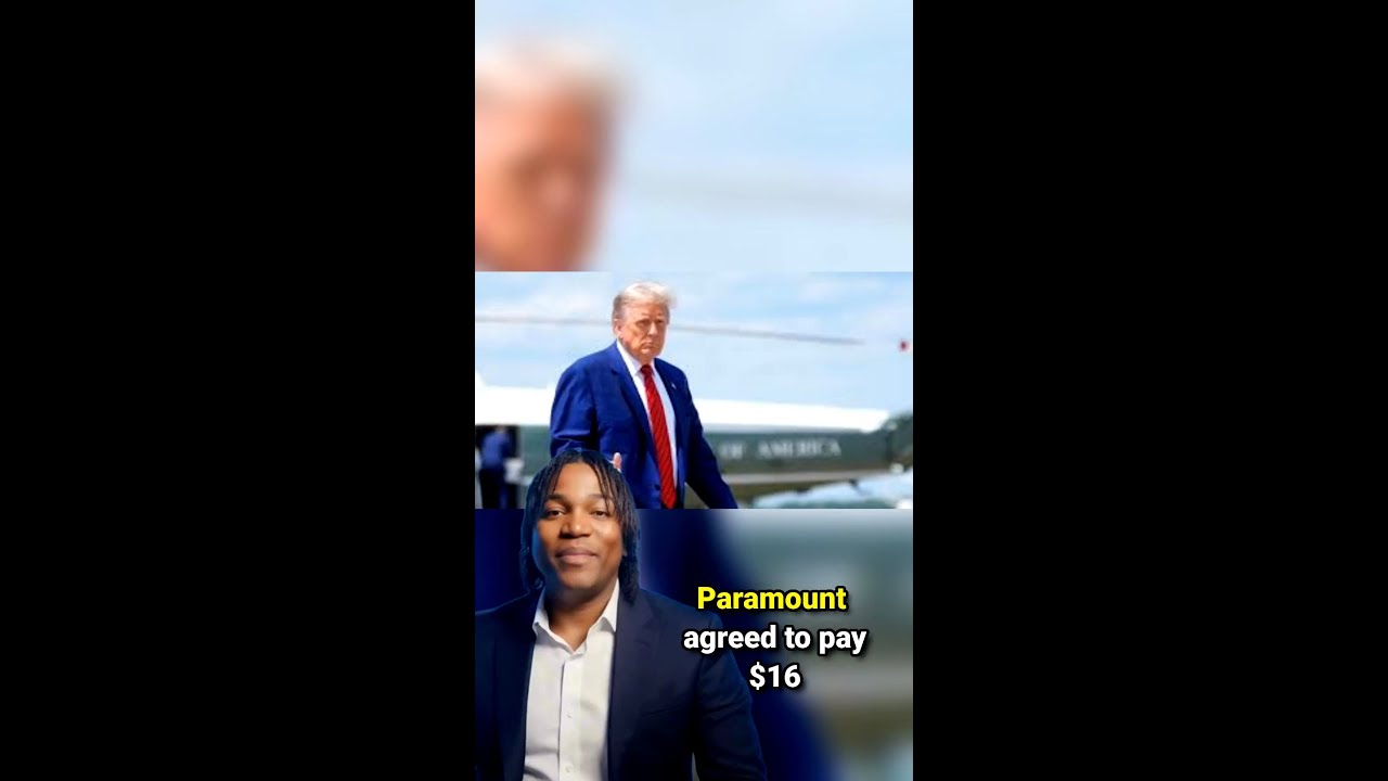 Paramount to Pay Trump $16 Million to Settle &lsquo;60 Minutes&rsquo; Lawsuit #fyp #reels #shorts #explore