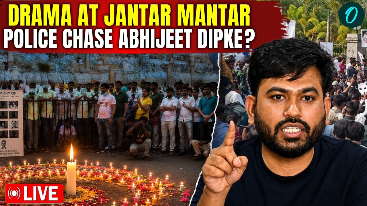 Cockroach Janata Party Protest: Police Rush to Detain Abhijeet Dipke as Tribute Paid to 13 Children