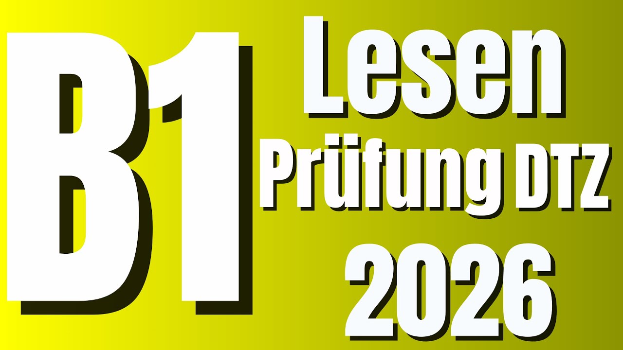 ✅B 1 LESEN PRÜFUNG G A S T - 13 | B1 Deutsch Test für Zuwanderer DTZ