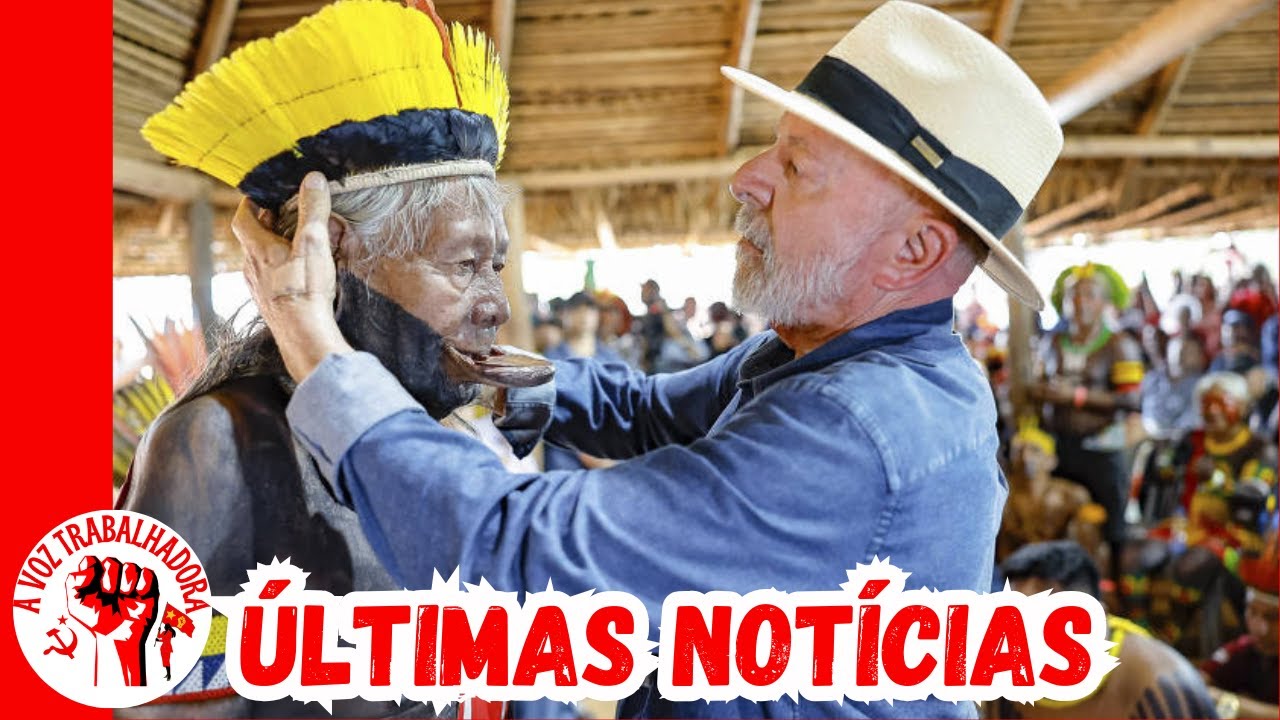 Presidente Lula se reúne com Cacique Raoni e lideranças indígenas na Aldeia Piaraçu em MT